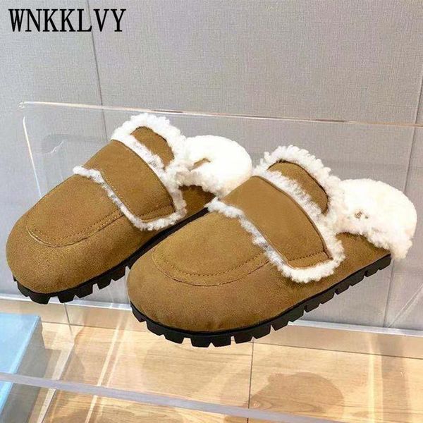 slippers furry half women autumn winter flat platform wool comrortable one piece of fur mules shoes ladies 2021, Black
slippers furry half women autumn winter flat platform wool comrortable one piece of fur mules shoes ladies 2021, Black