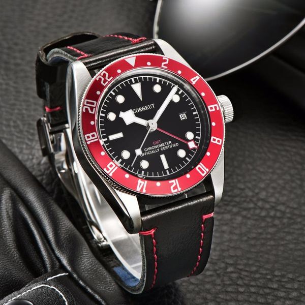 wristwatches men's watch automatic mechanical sapphire glass black dial clock diving 008, Slivery;brown
wristwatches men's watch automatic mechanical sapphire glass black dial clock diving 008, Slivery;brown