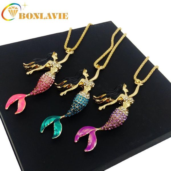 pendant necklaces bonlavie cute mermaid necklace wholesale women jewelry for anniversary, Silver
pendant necklaces bonlavie cute mermaid necklace wholesale women jewelry for anniversary, Silver