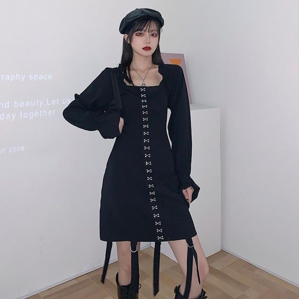 casual dresses fall winter long sleeve gothic dress 2021 elegant vintage square collar pullover women black christmas party clothing, Black;gray
casual dresses fall winter long sleeve gothic dress 2021 elegant vintage square collar pullover women black christmas party clothing, Black;gray