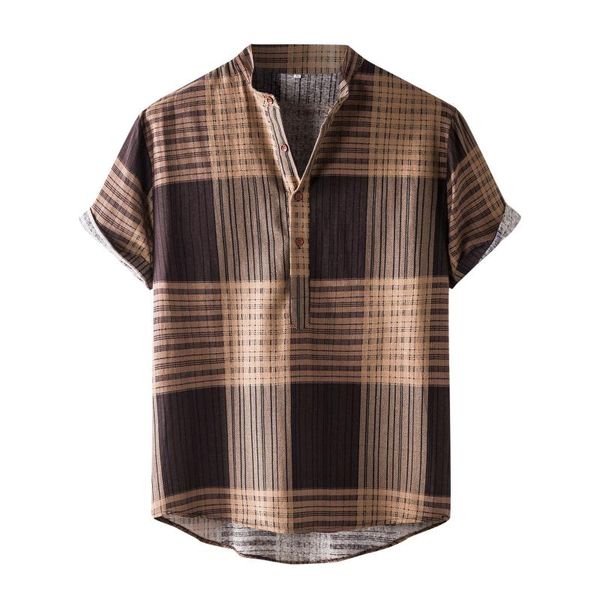 men's casual shirts incerun men striped breathable beach fashion stripe print stand neck short sleeve button turn-down shirt, White;black
men's casual shirts incerun men striped breathable beach fashion stripe print stand neck short sleeve button turn-down shirt, White;black