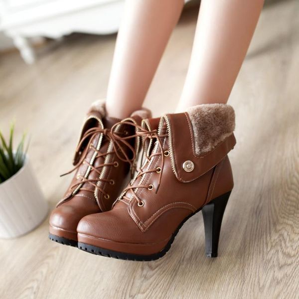 boots nice ankle women warm fur winter shoes thin high heel female casual snow velvet, Black
boots nice ankle women warm fur winter shoes thin high heel female casual snow velvet, Black