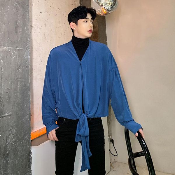men long sleeve casual lacing shirt male women vintage fashion streetwear party dress stage clothes men's shirts, White;black
men long sleeve casual lacing shirt male women vintage fashion streetwear party dress stage clothes men's shirts, White;black