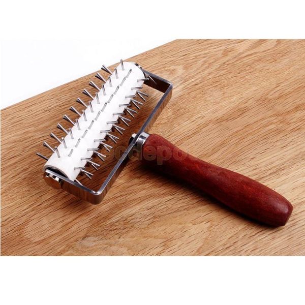 stainless steel dough docker rolling pizza wheel cutter pastry cookie bread pie hole roller bakeware baking & tools
stainless steel dough docker rolling pizza wheel cutter pastry cookie bread pie hole roller bakeware baking & tools