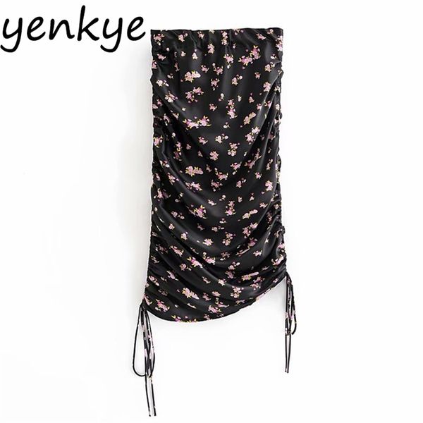 vintage black floral print side drawstring skirt women high waist draped bodycon jupe femme asymmetric summer 210514
vintage black floral print side drawstring skirt women high waist draped bodycon jupe femme asymmetric summer 210514
