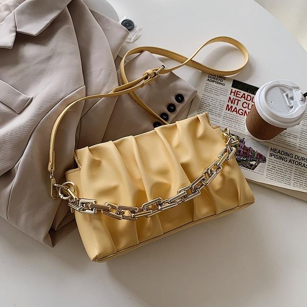 evening bags folds design trendy pu leather crossbody shoulder bag for women 2021 summer yellow color small cute handbags and purses chain
evening bags folds design trendy pu leather crossbody shoulder bag for women 2021 summer yellow color small cute handbags and purses chain