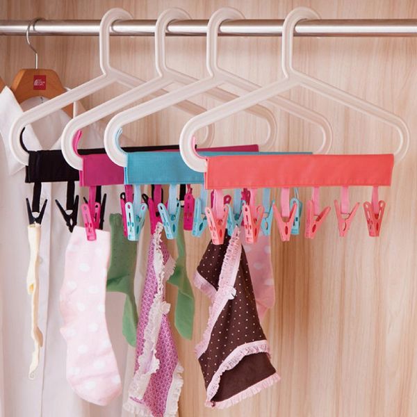hangers & racks portable cloth hanger 6 clips multi-function student dormitory socks underwear clothespins travel foldable drying
hangers & racks portable cloth hanger 6 clips multi-function student dormitory socks underwear clothespins travel foldable drying