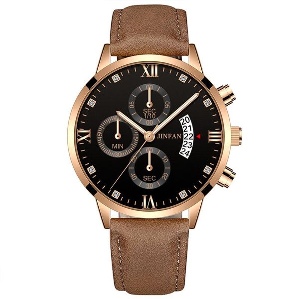 wristwatches men watches 2021 watch leather sport military male waterproof quartz date business mechanical, Slivery;brown
wristwatches men watches 2021 watch leather sport military male waterproof quartz date business mechanical, Slivery;brown