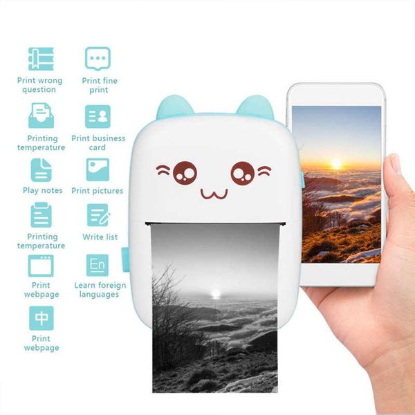 printers mini printer blue portable pocket barcode student wrong question po printing equipment for home and office
printers mini printer blue portable pocket barcode student wrong question po printing equipment for home and office