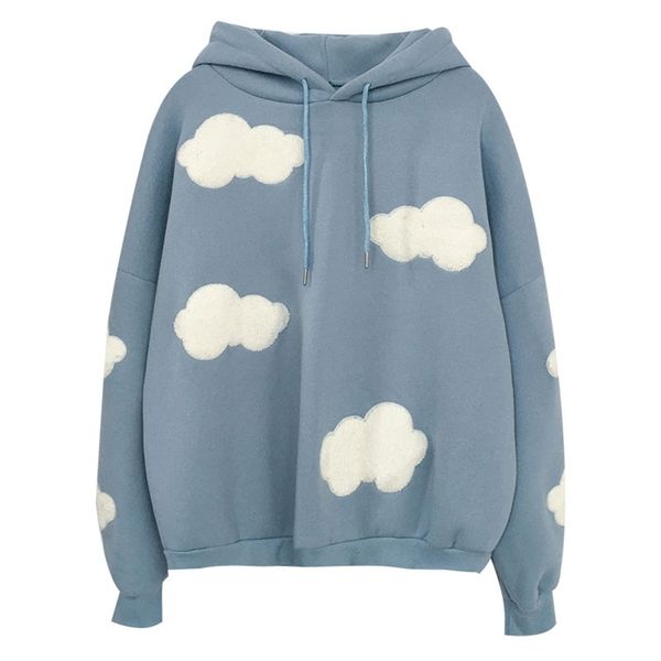 spring autumn streetwear sweatshirt women casual hooded cute clouds long sleeved hoodies woman loose kawaii 210525, Black
spring autumn streetwear sweatshirt women casual hooded cute clouds long sleeved hoodies woman loose kawaii 210525, Black