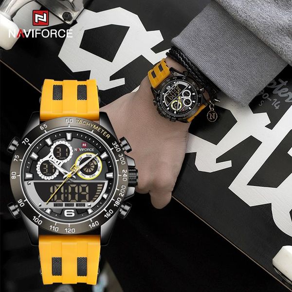wristwatches military sport naviforce watches for men waterproof luminous chronograph clock silicone strap wristwatch male relogio masculino, Slivery;brown
wristwatches military sport naviforce watches for men waterproof luminous chronograph clock silicone strap wristwatch male relogio masculino, Slivery;brown