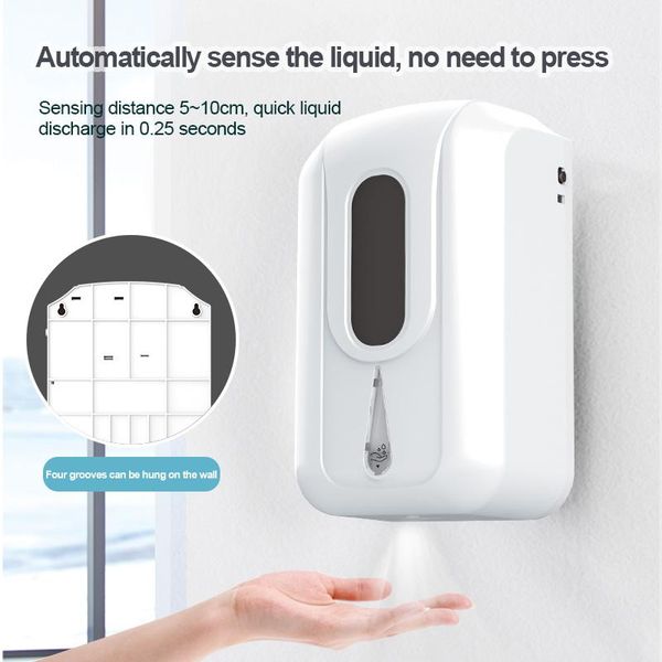 liquid soap dispenser 2200ml automatic touchless sensor sanitizer gel alcohol spray hand washer wall washing machine
liquid soap dispenser 2200ml automatic touchless sensor sanitizer gel alcohol spray hand washer wall washing machine