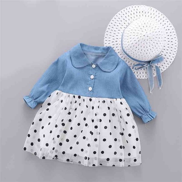 dress spring autumn mesh stitching polka dot pattern baby girl clothes for girls toddlers 210528, Red;yellow
dress spring autumn mesh stitching polka dot pattern baby girl clothes for girls toddlers 210528, Red;yellow