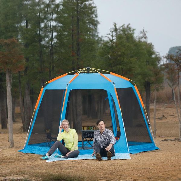 8-12 person outdoor camping tent aluminum alloy hexagon automatic large space breathable rainproof tents and shelters
8-12 person outdoor camping tent aluminum alloy hexagon automatic large space breathable rainproof tents and shelters