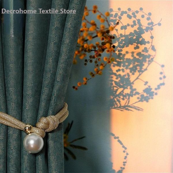 curtain & drapes nordic high-end bronzing chenille curtains retro luxury persian green blackout for living room bedroom customization
curtain & drapes nordic high-end bronzing chenille curtains retro luxury persian green blackout for living room bedroom customization