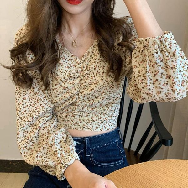 women's blouses & shirts puff sleeve women vintage spring apricot elegant cute casual chiffon dames blouse clothes de50c, White
women's blouses & shirts puff sleeve women vintage spring apricot elegant cute casual chiffon dames blouse clothes de50c, White