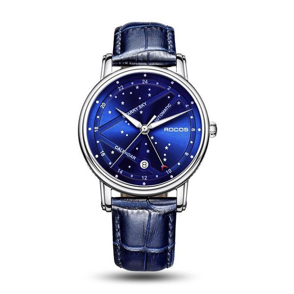 wristwatches men's mechanical watches for men automatic starry luminous fashion designer relojes para hombre, Slivery;brown
wristwatches men's mechanical watches for men automatic starry luminous fashion designer relojes para hombre, Slivery;brown