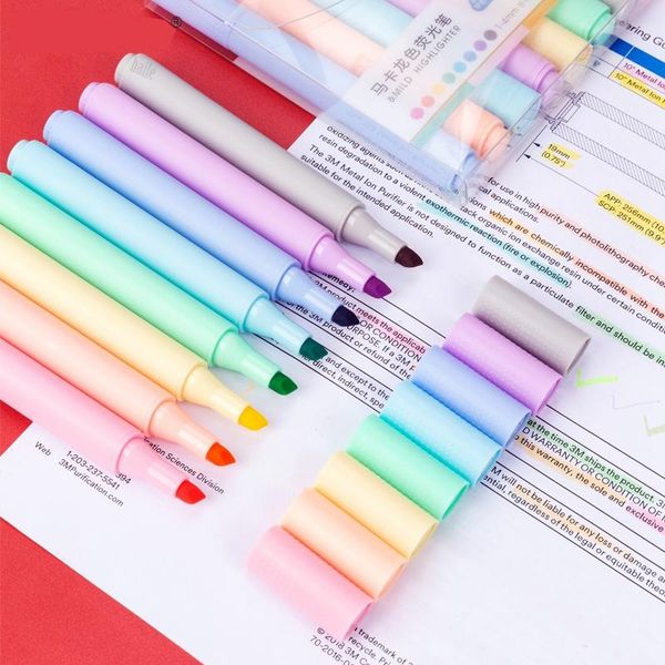 highlighters haile 8pc macaron series highlighter art markers mild pastel fluorescent pens graffiti drawing school office stationary supplie, Black;red
highlighters haile 8pc macaron series highlighter art markers mild pastel fluorescent pens graffiti drawing school office stationary supplie, Black;red
