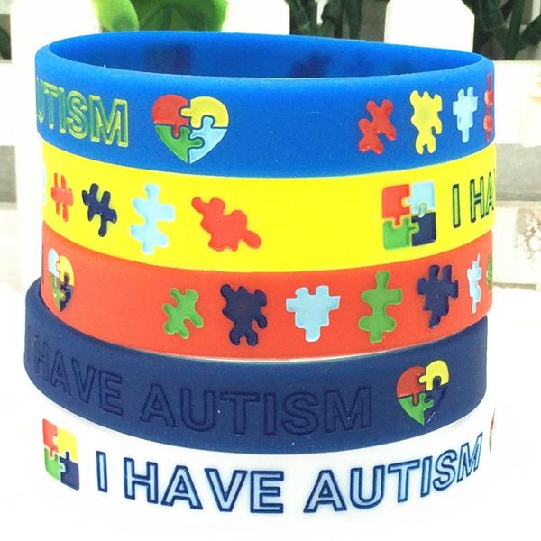 tennis 50pcs i have autism awareness wristband silicone bracelet wrist band alert support hope live acceptance 0, Golden;silver
tennis 50pcs i have autism awareness wristband silicone bracelet wrist band alert support hope live acceptance 0, Golden;silver