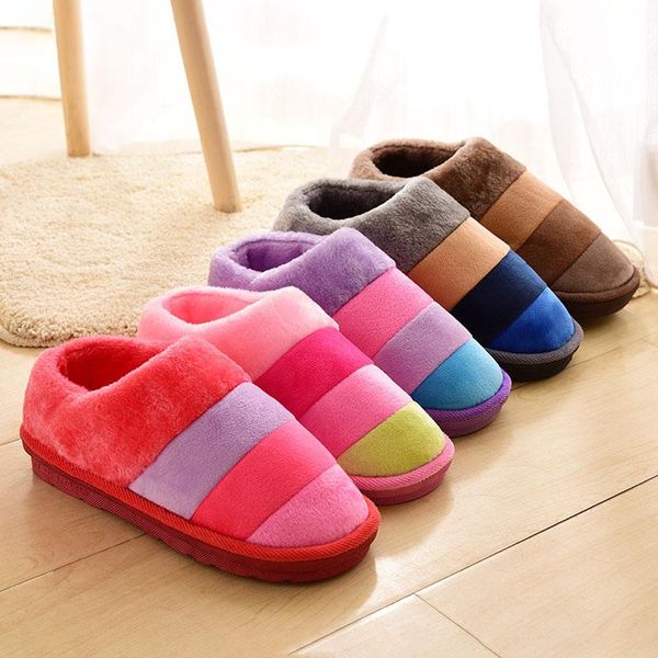 slippers 2021 color striped home floor cotton shoes women platform plush non-slip outdoor slides winter warm fur female house, Black
slippers 2021 color striped home floor cotton shoes women platform plush non-slip outdoor slides winter warm fur female house, Black