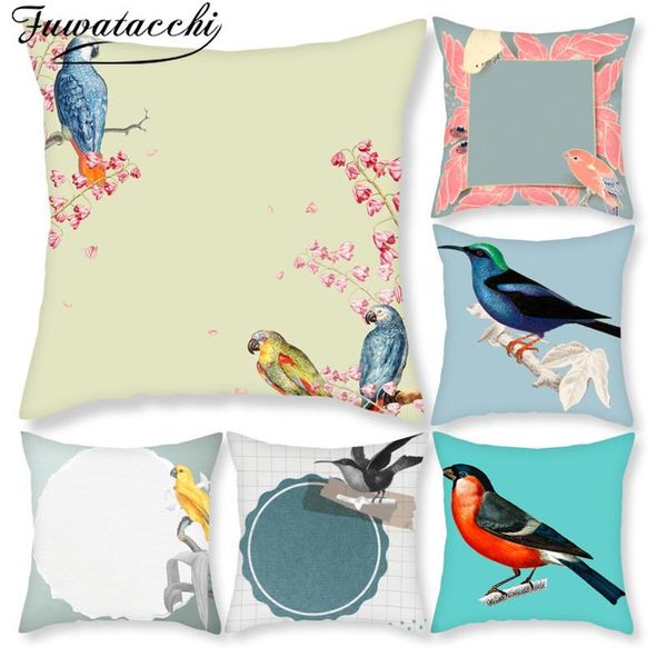 cushion/decorative pillow fuwatacchi cute birds parrot pattern cushion covers christmas decor for home sofa decorative pillowcase 45*45cm
cushion/decorative pillow fuwatacchi cute birds parrot pattern cushion covers christmas decor for home sofa decorative pillowcase 45*45cm