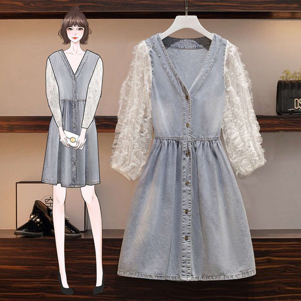 casual dresses dress large women's spring fat mm show thin french age reduction foreign style square collar denim a0f7, Black;gray
casual dresses dress large women's spring fat mm show thin french age reduction foreign style square collar denim a0f7, Black;gray