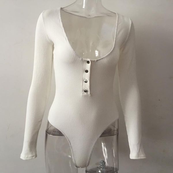 women's jumpsuits & rompers women spring summer fashion buttons solid knitted bodysuits ladies deep square collar slim, Black;white
women's jumpsuits & rompers women spring summer fashion buttons solid knitted bodysuits ladies deep square collar slim, Black;white