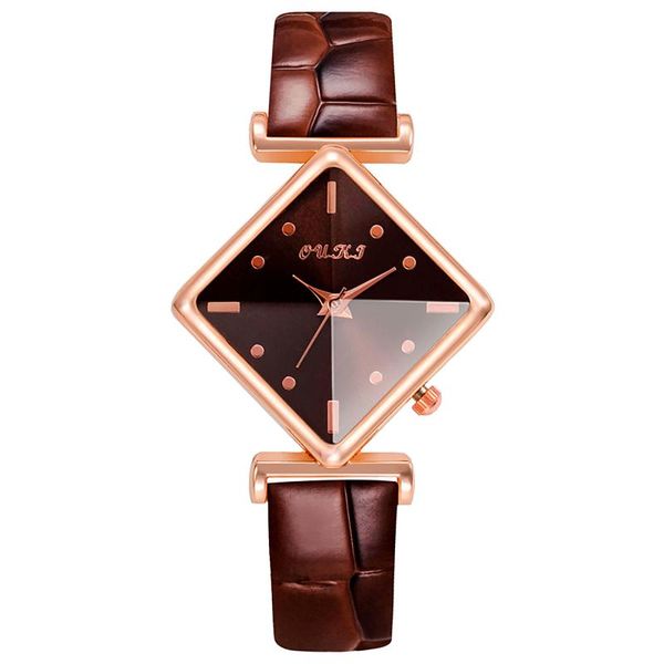 wristwatches simple style brown leather square quartz watches trend korean classic women waterproof relogio feminino, Slivery;brown
wristwatches simple style brown leather square quartz watches trend korean classic women waterproof relogio feminino, Slivery;brown