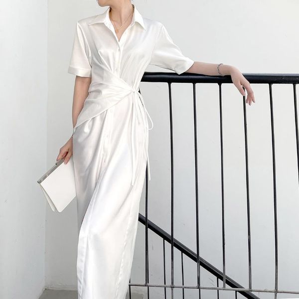 casual dresses summer french high sense short sleeve retro first love long dress waist closing middle length, Black;gray
casual dresses summer french high sense short sleeve retro first love long dress waist closing middle length, Black;gray