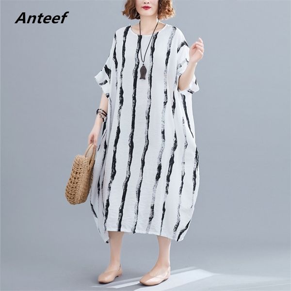 cotton plus size vintage stripe women casual loose long summer sun dress elegant clothes ladies dresses sundress 210517, Black;gray
cotton plus size vintage stripe women casual loose long summer sun dress elegant clothes ladies dresses sundress 210517, Black;gray