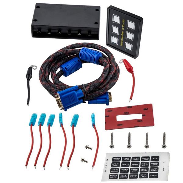 other lighting system 6 gang touch screen switch led panel 12v/24v control for boat truck car marine backlight module easy to operate
other lighting system 6 gang touch screen switch led panel 12v/24v control for boat truck car marine backlight module easy to operate