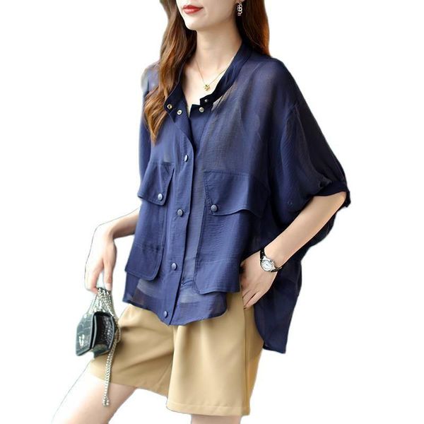 women's blouses & shirts women spring summer style chiffon lady casual half sleeve v-neck letter printed blusas df4101, White
women's blouses & shirts women spring summer style chiffon lady casual half sleeve v-neck letter printed blusas df4101, White