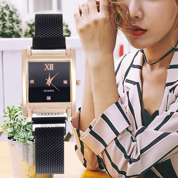wristwatches fashion ladies square watches luxury analog business elegant high-end brand quartz dress, Slivery;brown
wristwatches fashion ladies square watches luxury analog business elegant high-end brand quartz dress, Slivery;brown