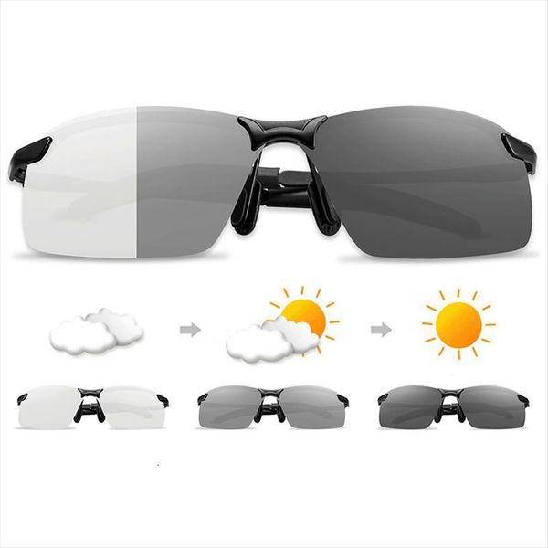 pchromic sunglasses men polarized driving chameleon glasses male brand sun night vision drivers eyewear uv400, White;black
pchromic sunglasses men polarized driving chameleon glasses male brand sun night vision drivers eyewear uv400, White;black