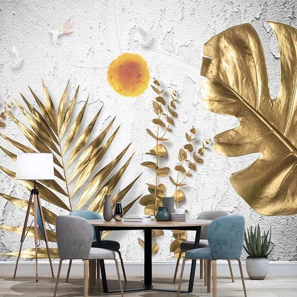 wallpapers custom nordic modern golden leaves po mural wallpaper restaurant cafe boy bedroom background wall cloth decor poster stickers
wallpapers custom nordic modern golden leaves po mural wallpaper restaurant cafe boy bedroom background wall cloth decor poster stickers
