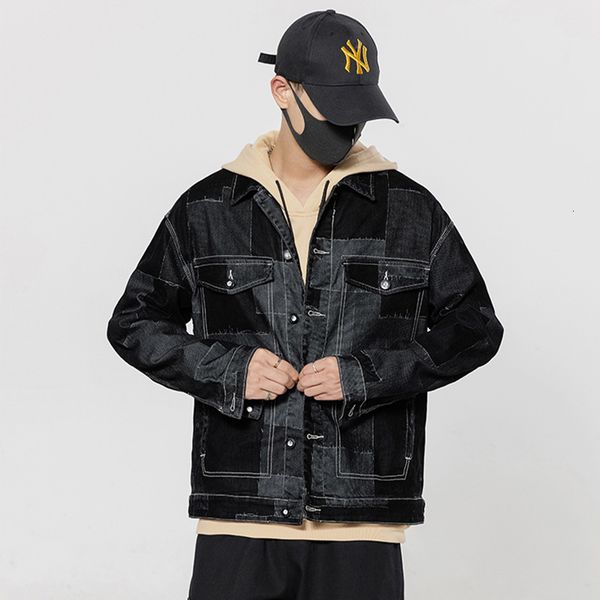 men's jackets jaqueta jeans masculina, jaqueta para outono e inverno, contraste de cor, com retalhos, preta, solta, japonesa, grande, v, Black;brown
men's jackets jaqueta jeans masculina, jaqueta para outono e inverno, contraste de cor, com retalhos, preta, solta, japonesa, grande, v, Black;brown