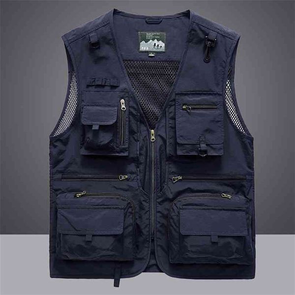 waistcoat vest jacket men multi-pocket classic male sleeveless coat outdoor pographer fishing jackets 5xl travel clothes 210923, Black;white
waistcoat vest jacket men multi-pocket classic male sleeveless coat outdoor pographer fishing jackets 5xl travel clothes 210923, Black;white