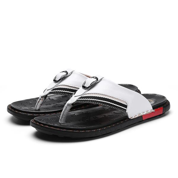 slippers mens casual walking shoes man flip flops leather beach indoor outdoor summer sandals swimming for male size 38-45, Black
slippers mens casual walking shoes man flip flops leather beach indoor outdoor summer sandals swimming for male size 38-45, Black