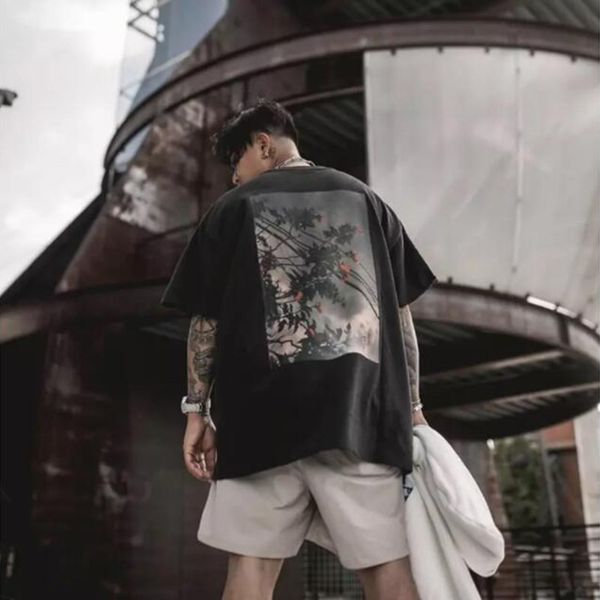 summer fashion high street loose trend hip-hop cotton short-sleeved couple the same casual sports t-shirt, White;black
summer fashion high street loose trend hip-hop cotton short-sleeved couple the same casual sports t-shirt, White;black