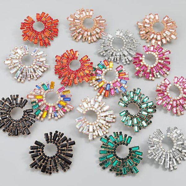 stud full rhinestone sunflower earrings for women fashion multicolored charm earring gift unique brincos jewelry, Golden;silver
stud full rhinestone sunflower earrings for women fashion multicolored charm earring gift unique brincos jewelry, Golden;silver