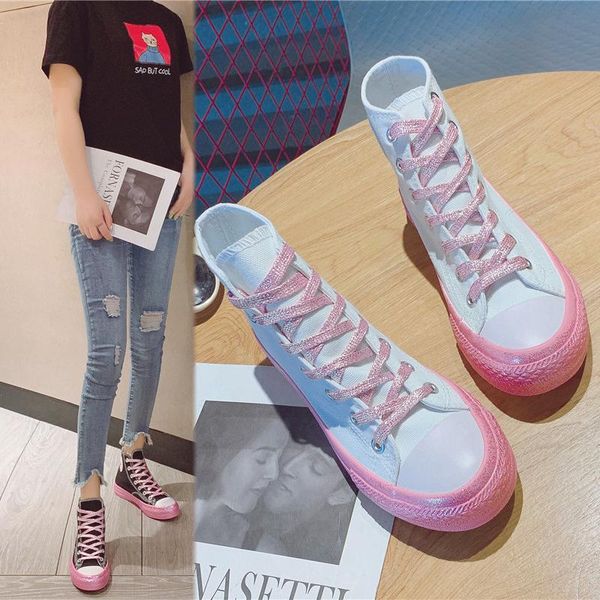 women girls casual canvas shoes fashion breathable thick sole street trend platform ankel boots student, Black
women girls casual canvas shoes fashion breathable thick sole street trend platform ankel boots student, Black