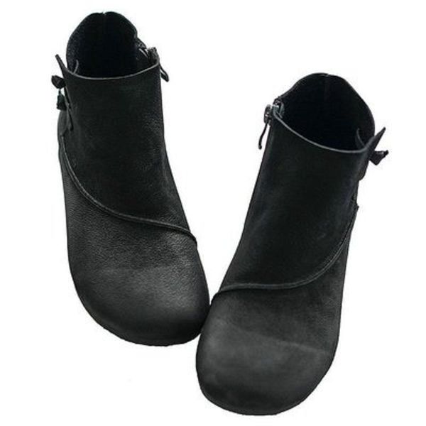 boots 2021 autumn and winter retro pu short boots, round zipper comfortable casual ladies, Black
boots 2021 autumn and winter retro pu short boots, round zipper comfortable casual ladies, Black