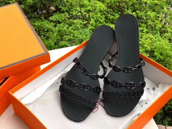 slippers chain beach loafers women's sandals flat slippers flip flops seaside holiday jelly shoes sandalsqzgw zly, Black
slippers chain beach loafers women's sandals flat slippers flip flops seaside holiday jelly shoes sandalsqzgw zly, Black