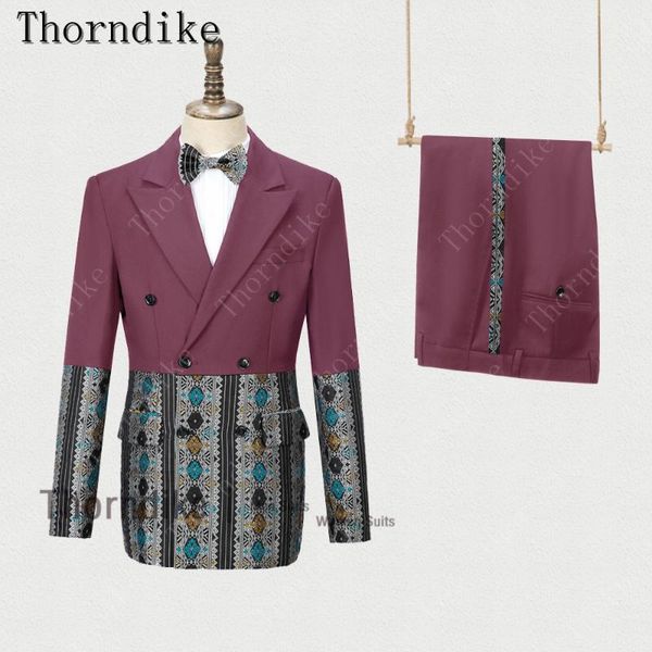 thorndike men's peaked lapel suit set solid color and jacquard stitching tuxedo double breasted blazer pants terno masculino suits & bl, White;black
thorndike men's peaked lapel suit set solid color and jacquard stitching tuxedo double breasted blazer pants terno masculino suits & bl, White;black