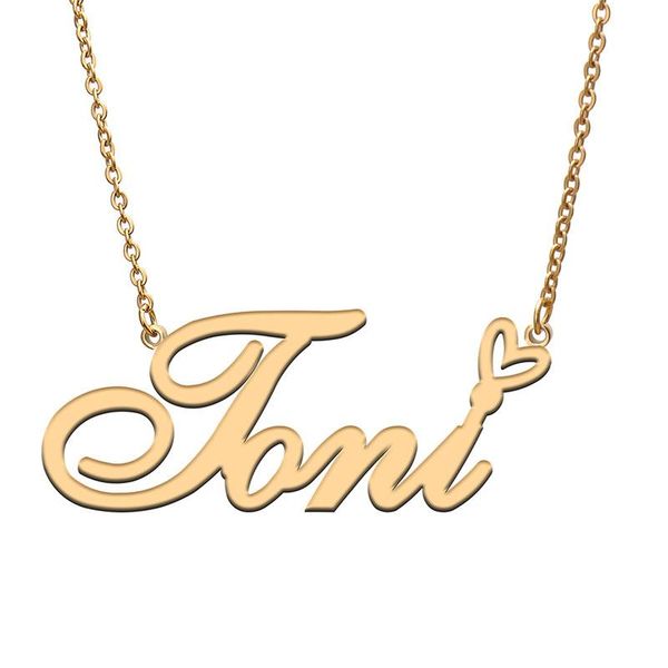 pendant necklaces love heart toni name necklace for women stainless steel gold & silver nameplate femme mother child girls gift
pendant necklaces love heart toni name necklace for women stainless steel gold & silver nameplate femme mother child girls gift