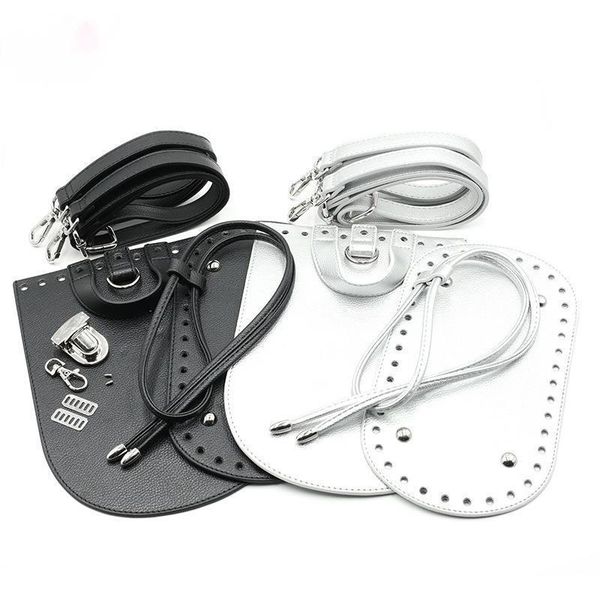 bag parts & accessories fashion double shoulder handmade 7pcs piece set bottom material hand woven with handle cover drawstring, Black
bag parts & accessories fashion double shoulder handmade 7pcs piece set bottom material hand woven with handle cover drawstring, Black