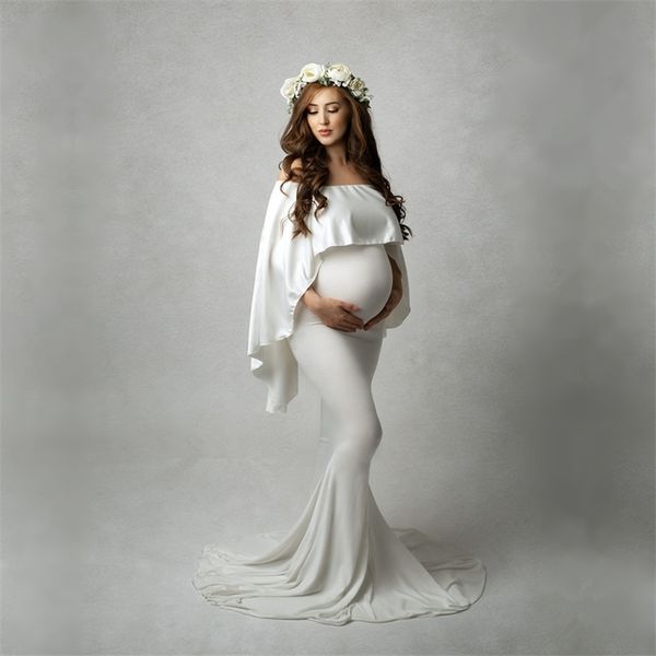 maternity pography cape and dress sets pregnancy po shoot long fitting stretchy pregnant 210726, White
maternity pography cape and dress sets pregnancy po shoot long fitting stretchy pregnant 210726, White