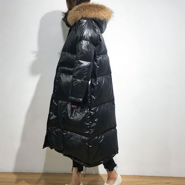 women's down & parkas huge real raccoon fur 2021 winter long jacket women white duck coats loose hooded parka thick warm windproof over, Black
women's down & parkas huge real raccoon fur 2021 winter long jacket women white duck coats loose hooded parka thick warm windproof over, Black