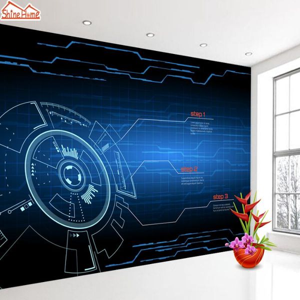 wallpapers science abstract custom wallpaper roll 3d for living room wall paper papers home decor mural tv space backdrop rolls