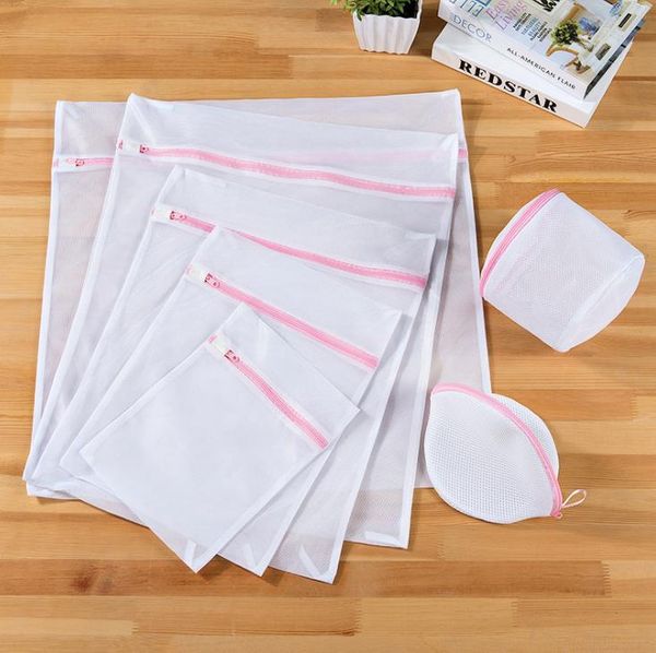 pcs laundry bag fine mesh smooth zipper enlarge the beam mouth various net yarn clean sizes home travel storage bags
pcs laundry bag fine mesh smooth zipper enlarge the beam mouth various net yarn clean sizes home travel storage bags